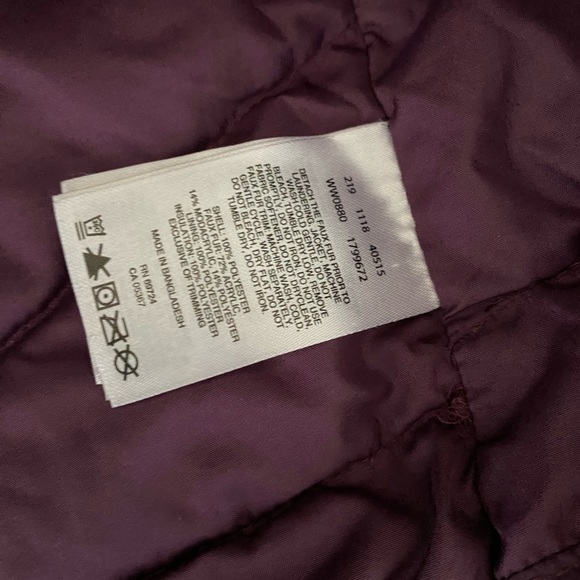 Columbia purple puffer jacket - Picture 4 of 5